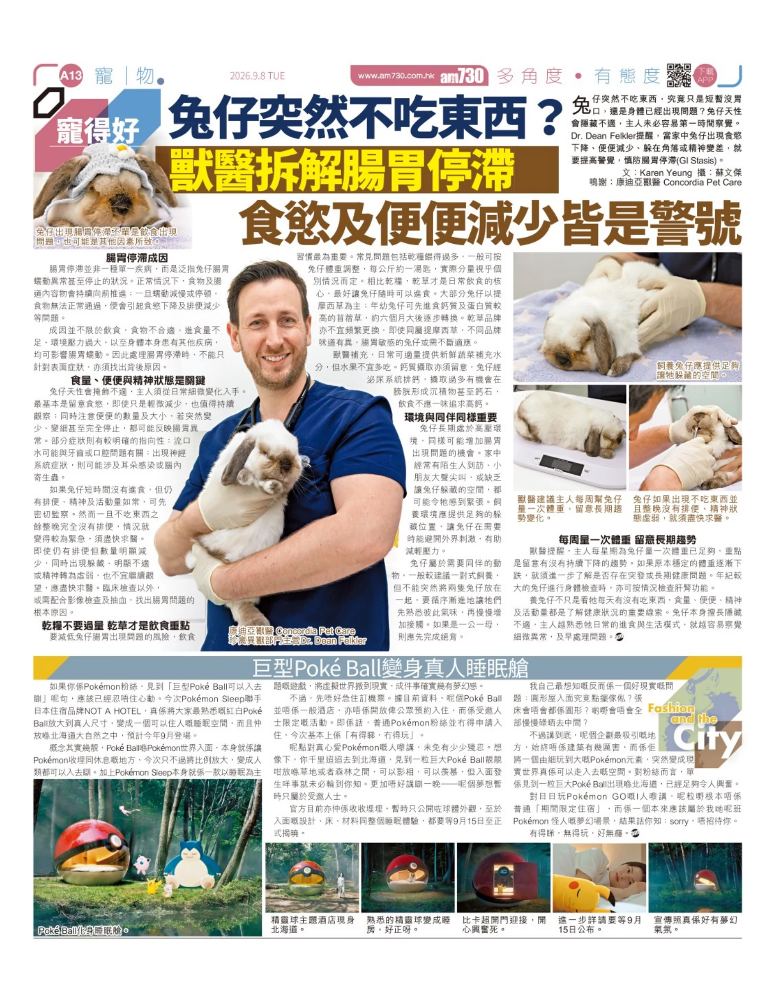 Dr Dean Talks Rabbit Gut Health with am730